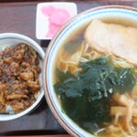 和栄屋 - 料理写真:ラーメン＆ミニカルビ丼