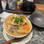 焼鳥 古友里 - モツ煮！うっわぁ〜モリモリだぁ〜！！うんまい！