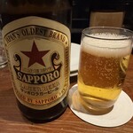 さかなと炉ばた ちゃってん - 瓶ビール