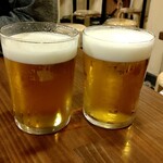 Sakana Kateiryouri Tsukioka - 生ビール中　580円