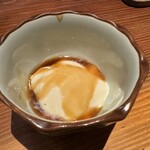 Sakana To Robata Chatten - お通し とろ豆腐