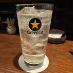 さかなと炉ばた ちゃってん - 樽かおる芋ハイボール