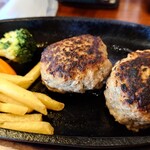 Teppanyaki Kiwa - ハンバーグ食べ放題ランチ1,650円税込