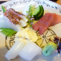 京料理 貴与次郎 - 明石鯛、剣先イカ等