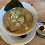 Ryo-ga EBISU - 味噌ラーメン　味玉、辛子団子トッピング