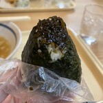 Menno Shout Suru Maru Seimen - これまた美味い昆布のおむすび