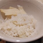 傳 - [2023年12月　訪問]筍ごはん。