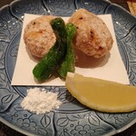 傳 - [2023年12月　訪問]海老真丈。出来立てのホクホクがこれまた美味しい。