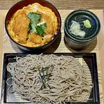 蕎麦 いまゐ - ミニカツ丼セット880円を大盛＋120円