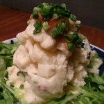 いなせや - ベーコンと酒盗ポテトサラダ