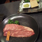 和牛処 助春 - 本日の「豪快！一枚焼き」部位は｢くらした」