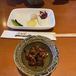 230670100 - 漬物盛り合わせ　肝焼き