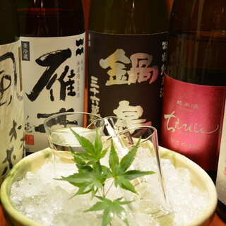 [Bar attached] Approximately 20 types of local sake from all over the country! Whiskey and shochu also available ◎