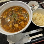 新日本橋中華 龍龍龍龍 TETSU - 週替わりセットメニュー／Ｃ：マーボー麺
