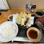 天たけ - 天ぷら定食1,100円