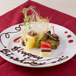 LiveMusic＆RestaurantBar SHOCK-ON - お誕生日にはバースデーケーキをご用意致します！（要予約）