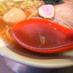 麺一盃 - スープはアッサリ味ながら深みのある味わいです！！