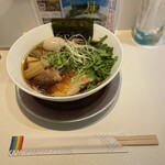 上方レインボー - 辰睦月そば、味玉トッピ♪