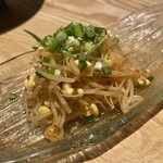 魚串 ごち - 豆もやしナムル（420円）
