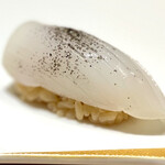 Sushi Shiorian Yamashiro - やりいか（酢橘と塩で）