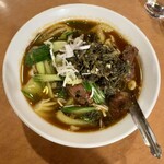 台南担仔麺 - 「牛肉麺」(1320円税込)
