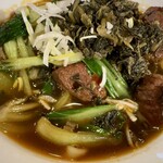 台南担仔麺 - 「牛肉麺」(1320円税込)