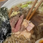 Menya Sakurai - 特製煮干しらぁ麺1500円＋手もみ麺変更150円