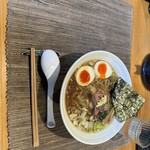 Menya Sakurai - 特製煮干しらぁ麺1500円＋手もみ麺変更150円