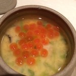 艪 - 茶碗蒸し　いくら　中には牡蠣も！