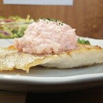 キッチン ブルー グローブ - 横から、そのキレイなソースはタップリ！、ありがとうございます☺️