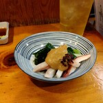 小半 - イカミミとわけぎのぬた