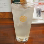 酒呑み屋かどっこ - 富士白レモン酎ハイ