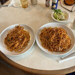 ひまつぶし - 左:普通　右:中盛　100円でこの差