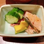 こたつ ねこ - 漬物、たらこ