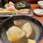 Jidori Toridashi Oden Takajin - おでんの水餃子