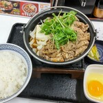 吉野家 - 牛すき鍋膳肉二倍盛り 1,140円