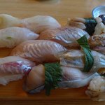 鮨兼 - 地魚握り（2,000円）