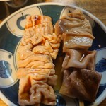 宇ち多゛ - テッポウとカツ1本づつオス