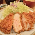 とんかつ檍 蒲田本店 - ロースかつランチ定食@\1,000円