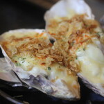 どんどん亭 - 牡蠣マヨチーズ焼揚げねぎのせ
