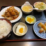 中華料理福泉餃子 - 油淋鶏定食