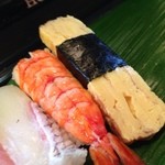 一福鮨 - 131213　蒸海老・たまご