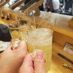 カジュアルフレンチBar 7FUKU - 乾杯♪(*^^)o∀*∀o(^^*)♪