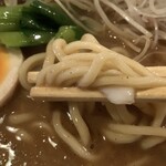 ラーメン武藤製麺所 - 麺は細麺と太麺を選べて太麺チョイス！