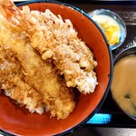 とよ常 - 穴子天丼　税抜1,430円（＋えび天1本追加　360円）