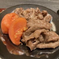 懐石 三田ばさら 別邸 - みっちゃんとまと&黒毛和牛リブロース