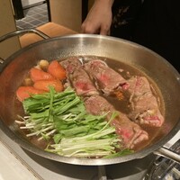 懐石 三田ばさら 別邸 - トマトすき焼き