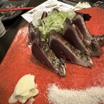 茨城地のもの わらやき料理 たたきの一九 - カツオのたたき（塩）