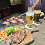 和牛をクラフトビールでたしなむ ミートマフィア - 