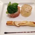 セル ドール - 海老と松茸の前菜